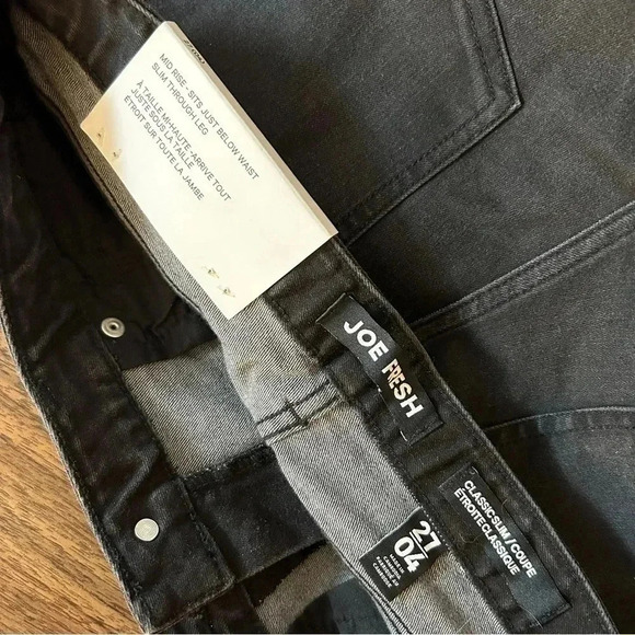 🌟NWT Joe fresh classic slim jeans  27x30 - Picture 7 of 12